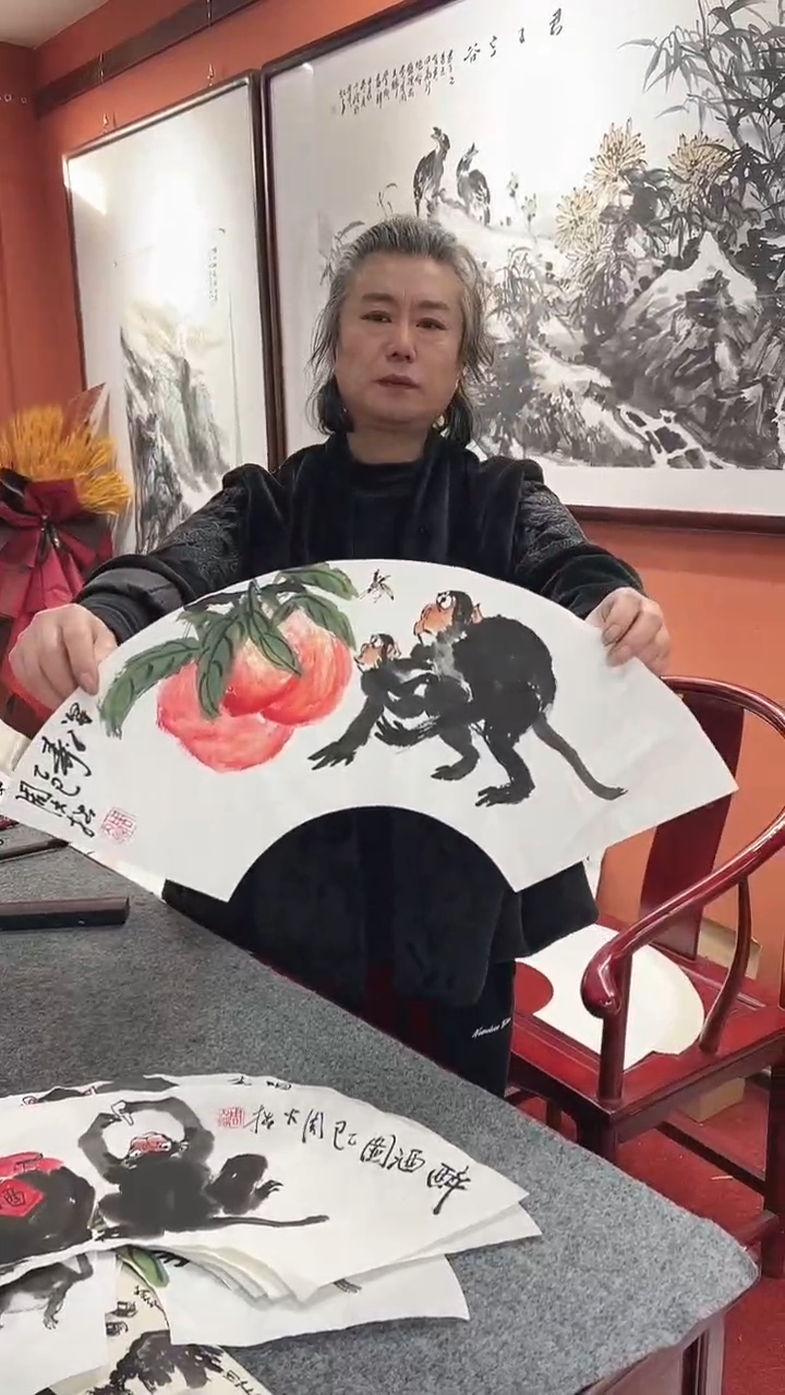 国画周大拙/国画/花鸟