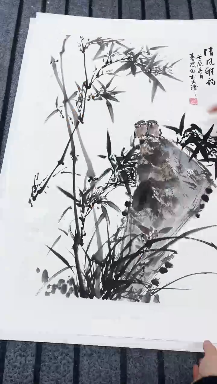 精品国画花鸟作品