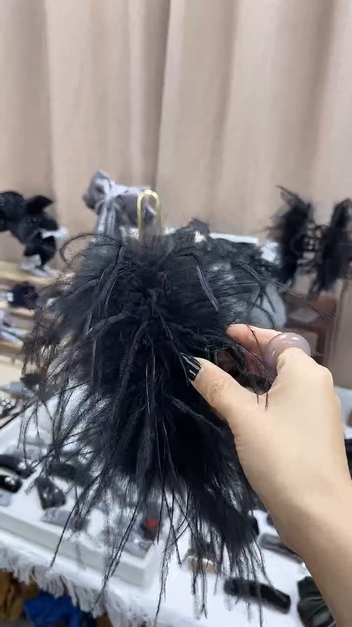 非金属布艺高级发饰13cm