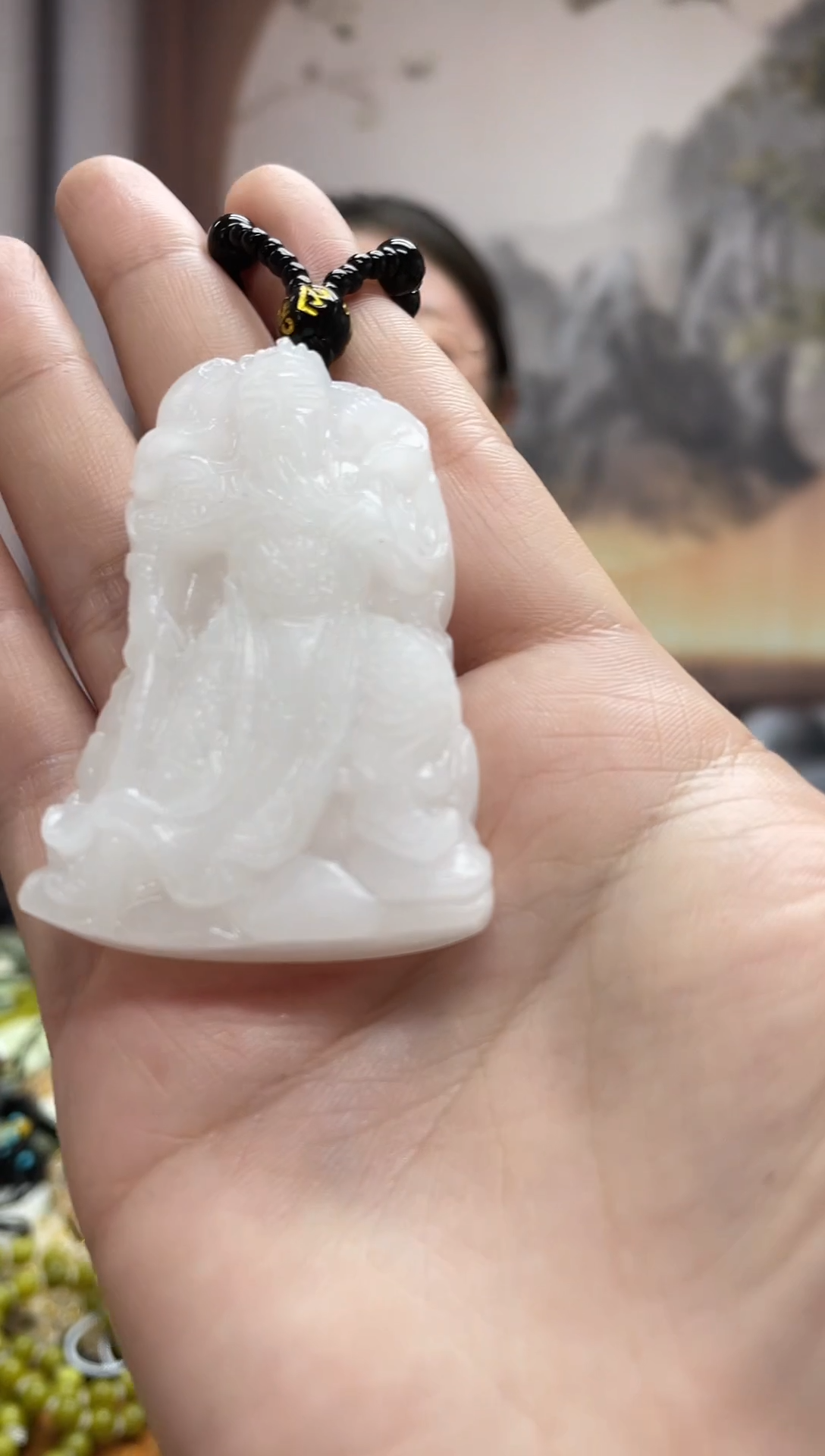 未镶嵌岫玉吊坠·