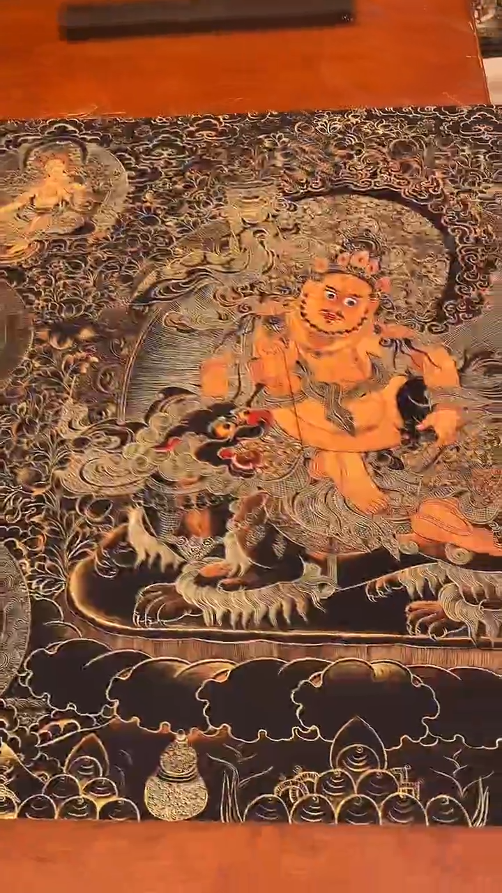 装裱画精美唐卡tk16117