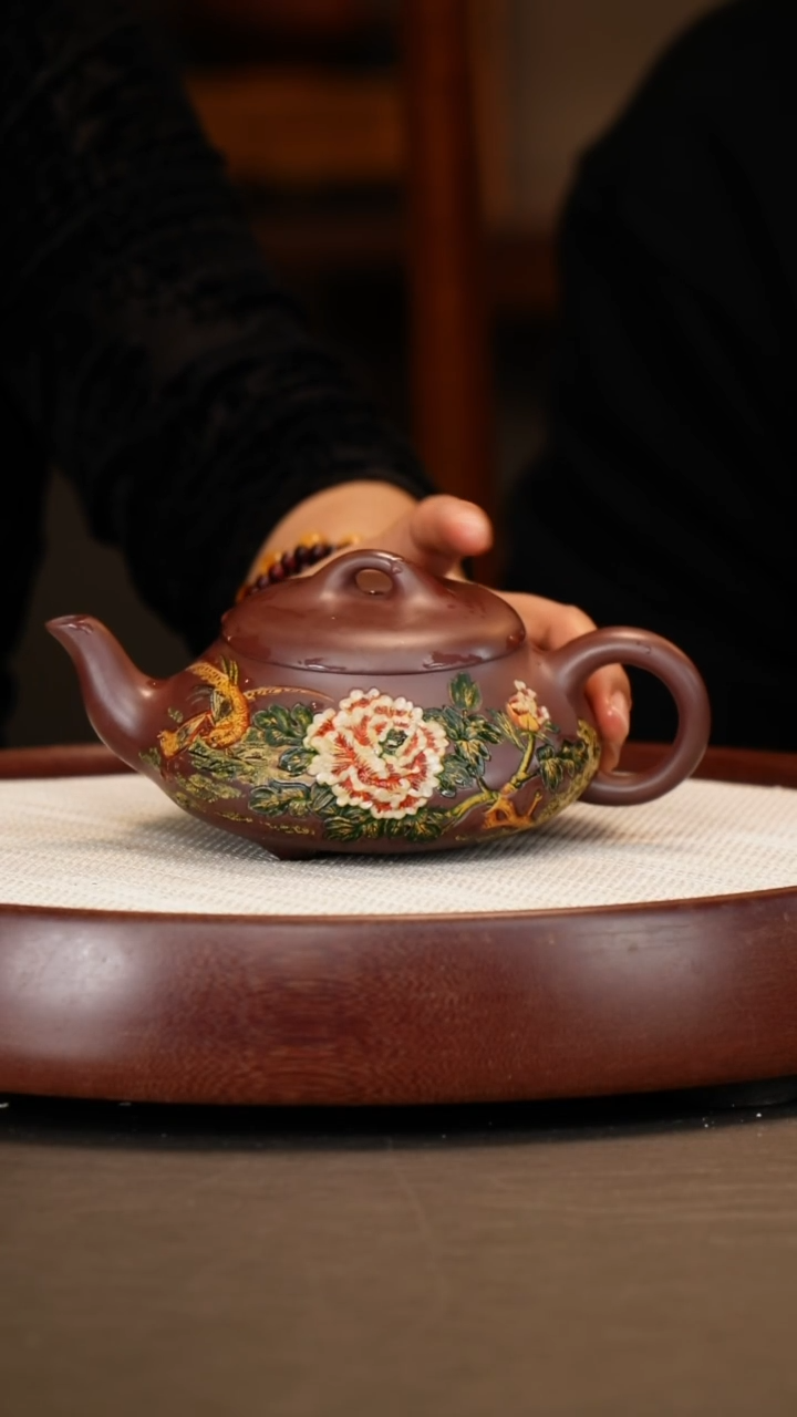 【闪购商品】紫砂茶壶【陈俊】汉棠石瓢   380CC
