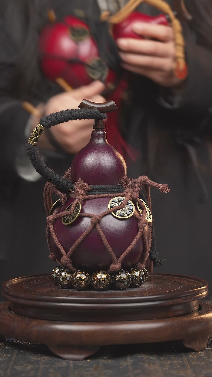 【闪购商品】157号大漆酒葫芦一物一图