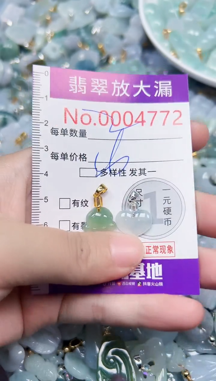 颈饰未镶嵌翡翠4772