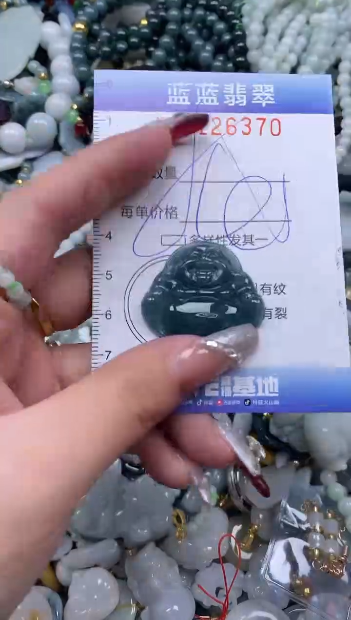 【闪购商品】翡翠颈饰未镶嵌闪购0126370多样性发其一
