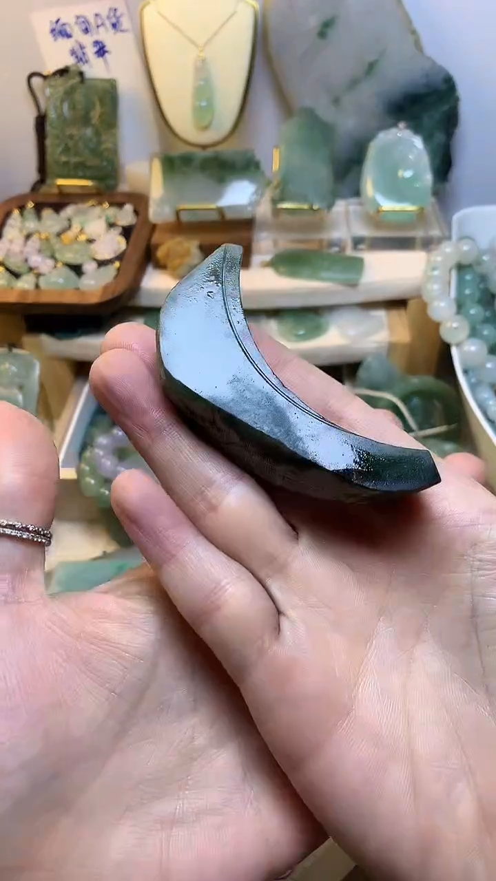 未镶嵌挂件翡翠 缅甸A货翡翠，没有运费险