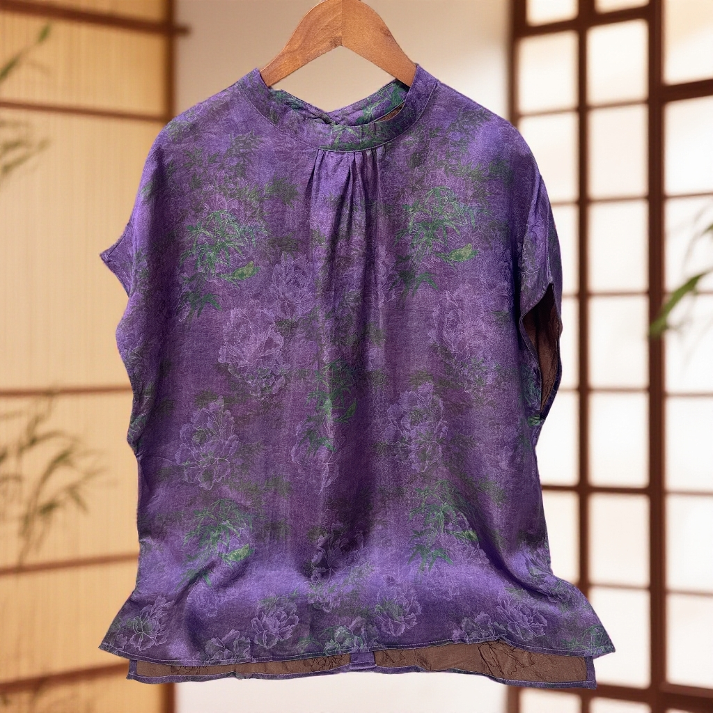 608【金姐专属】新款前后双穿网红新中式提花定制太太服