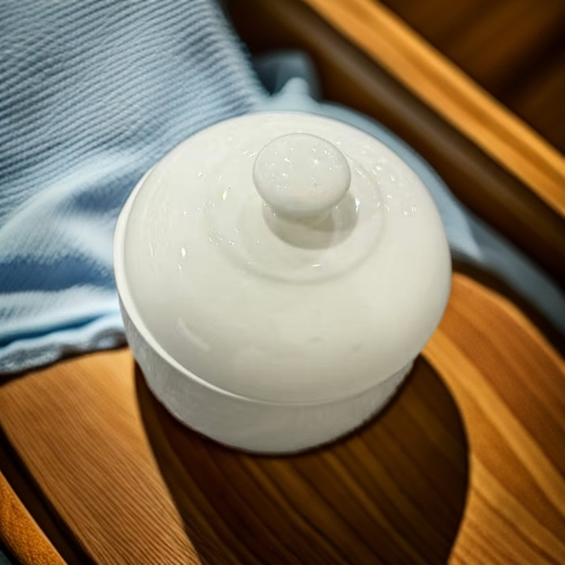 A001190/白瓷炖罐/陶瓷