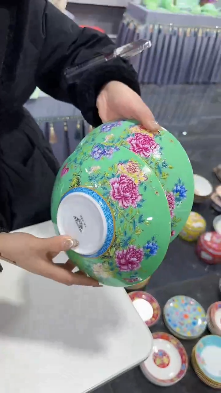 【闪购商品】瓷片8.5英寸元宝盘2个景德镇陶瓷