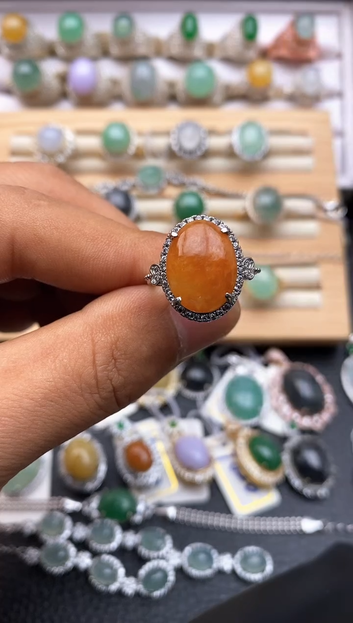 【闪购商品】翡翠戒指未镶嵌福利款8845