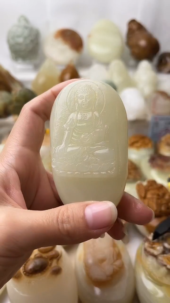 石材古青石棉纹正常不退换大日如来