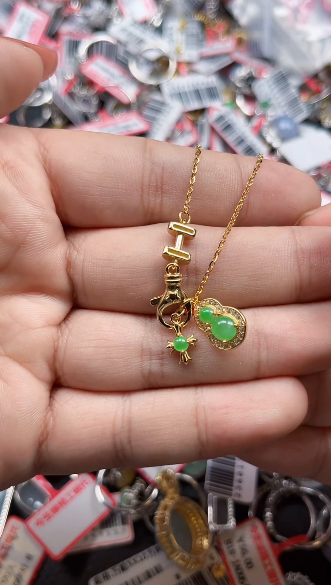 银S925镶嵌戒指翡翠天然A货缅甸翡翠