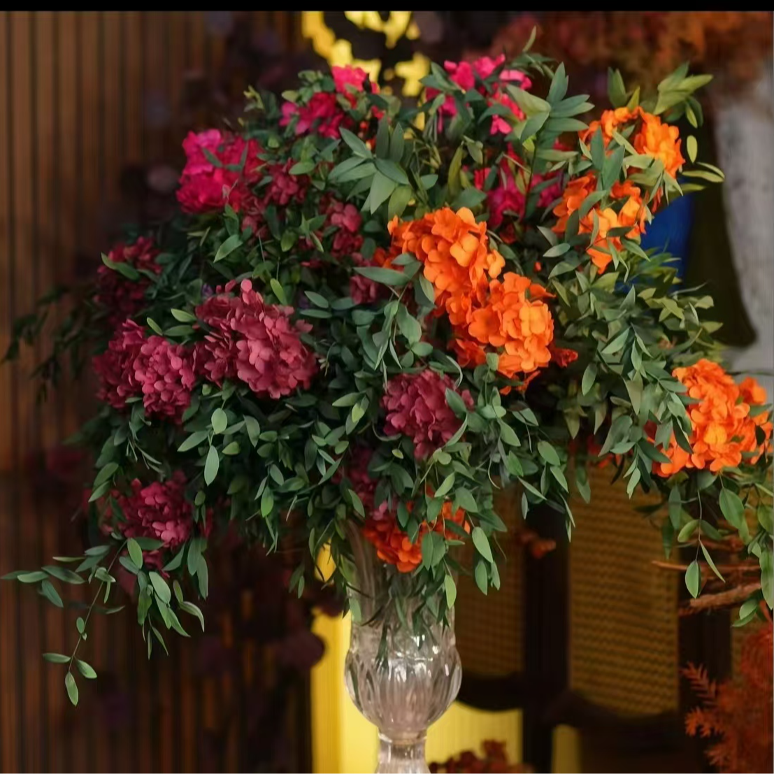 花好月圆混色永生绣球云南鲜切花花期长适合家居装饰不凋谢