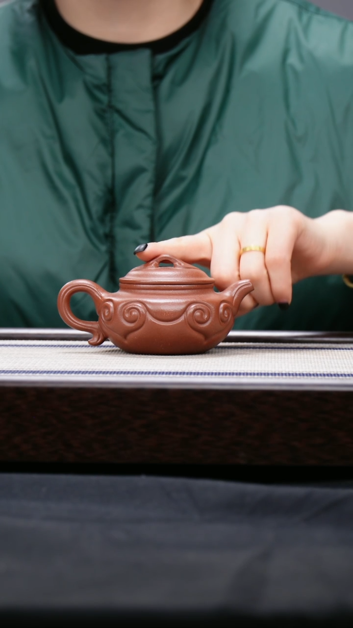 【闪购商品】紫砂茶壶降坡泥 仿古如意 