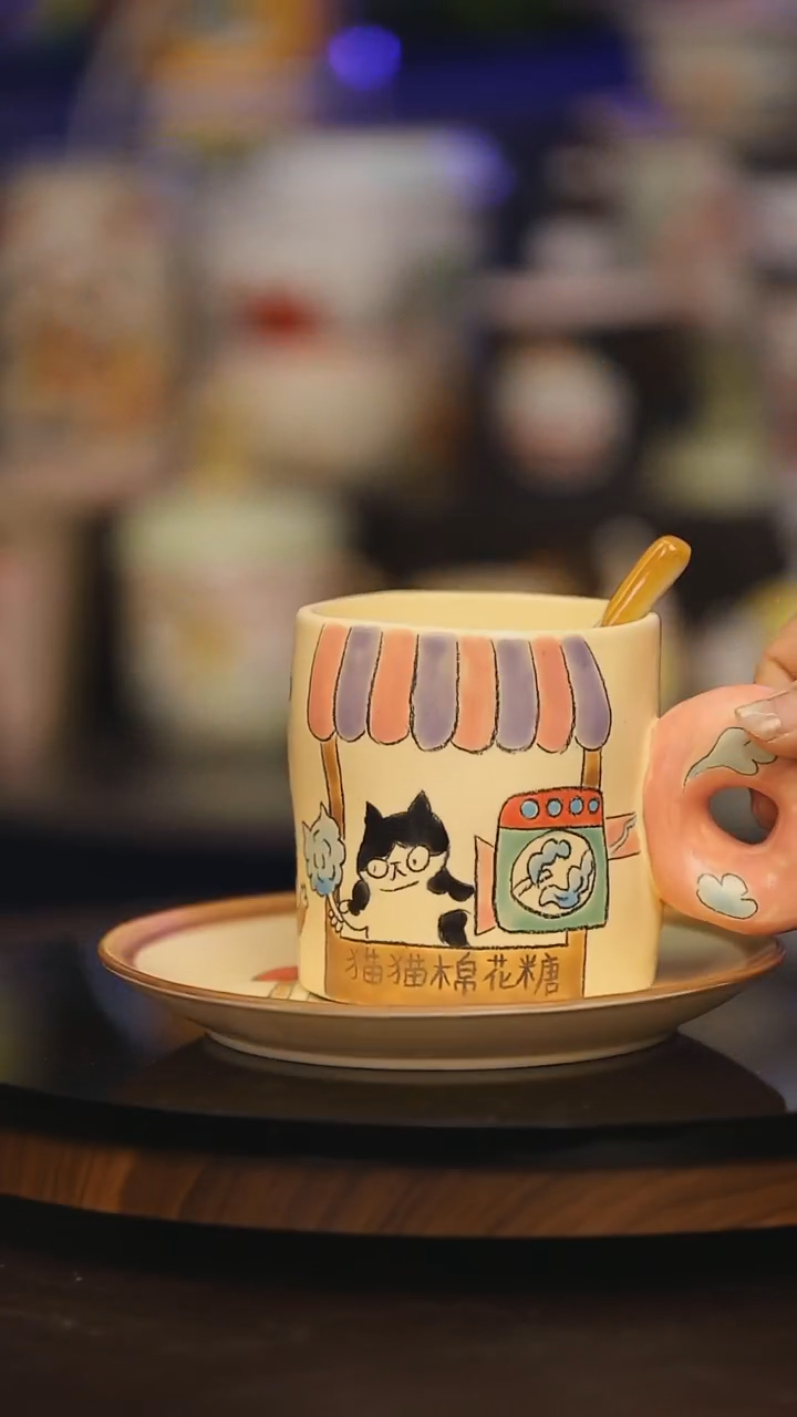 【闪购商品】摆件景德镇釉下彩绘设计师款式陶瓷