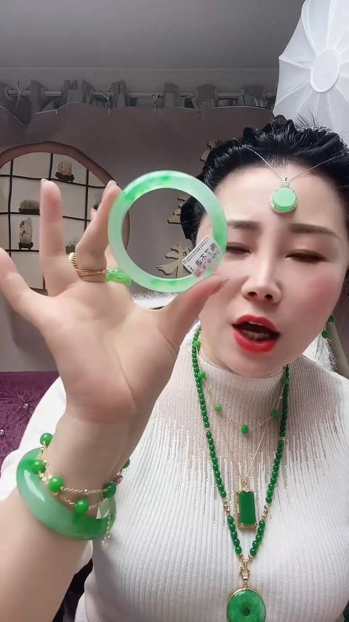 【闪购商品】翡翠手镯未镶嵌C78号58圈口