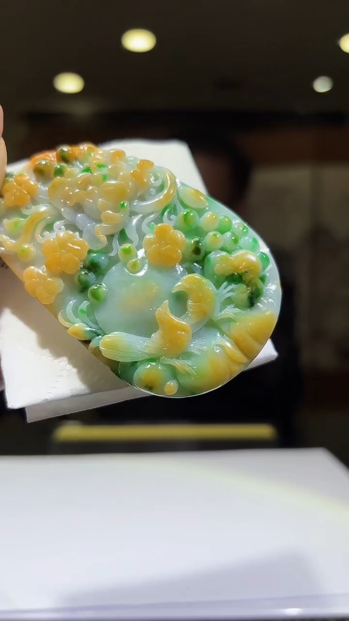 未镶嵌定制翡翠17/1214/C/花鸟