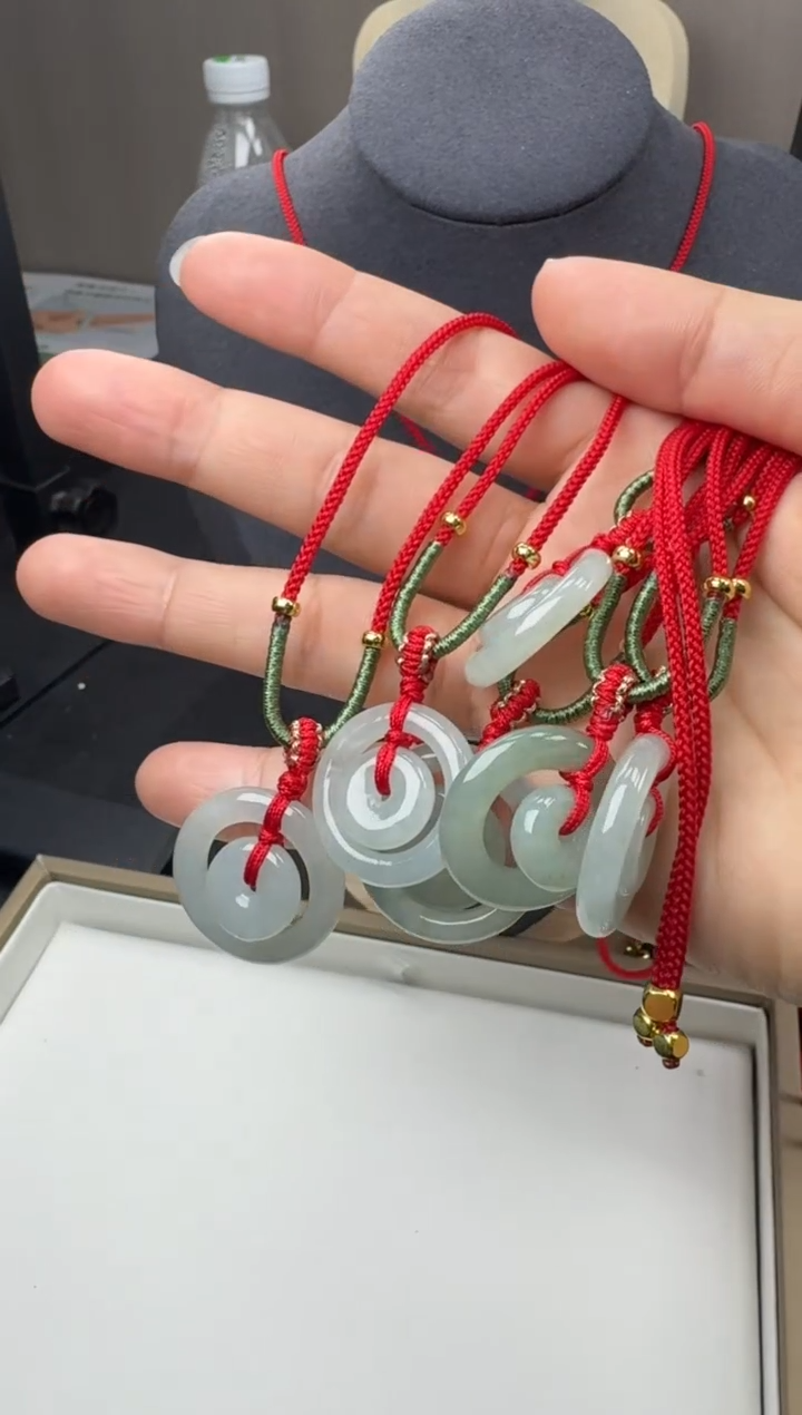 【闪购商品】翡翠挂件未镶嵌YM909-2子母扣多样性发一