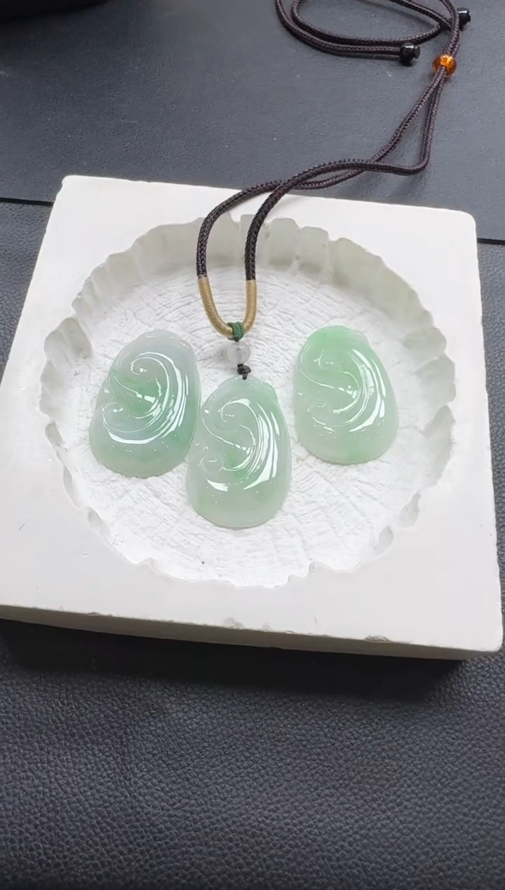 【闪购商品】翡翠颈饰未镶嵌YM1081-3如意多样性发一