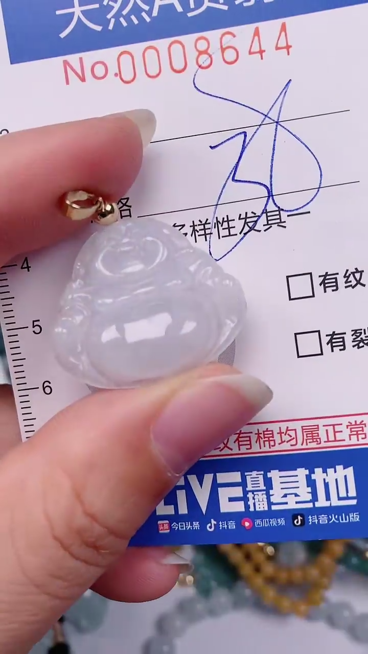 【闪购商品】翡翠颈饰未镶嵌00008644