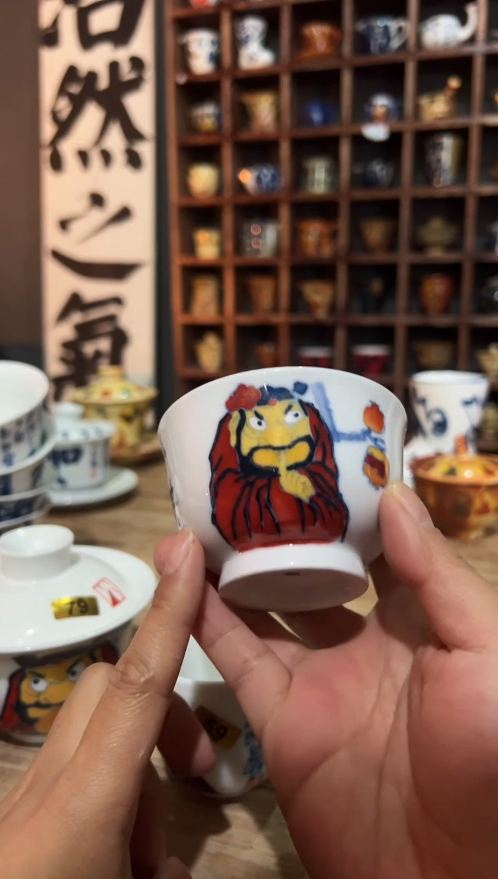 【闪购商品】观云听雨手绘茶具