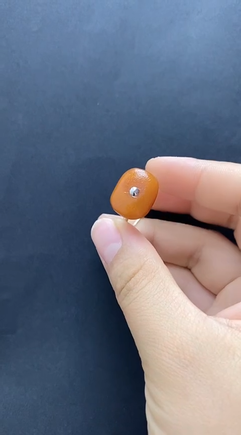 【闪购商品】琥珀裸石银S925镶嵌蜜蜡戒指