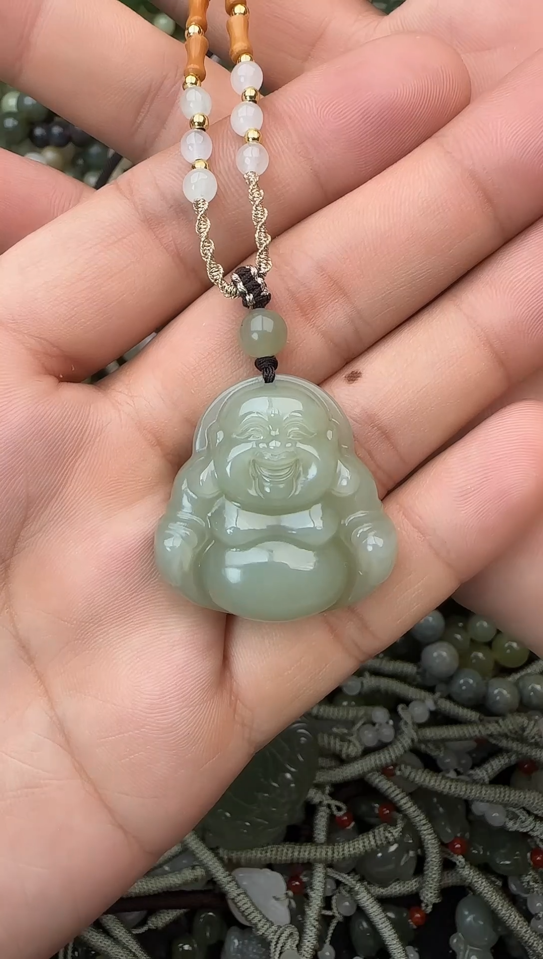 颈饰未镶嵌和田玉拍一发一