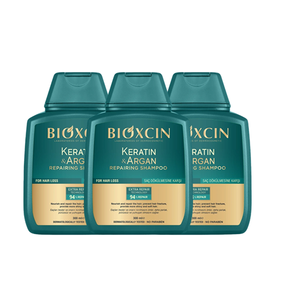 土耳其BIOXCIN阿甘油洗发水300ml*3