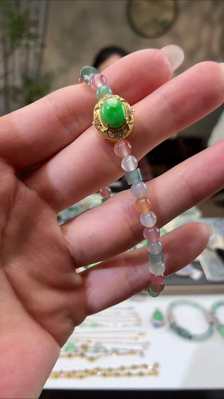 吊坠(不含链)未镶嵌翡翠手串