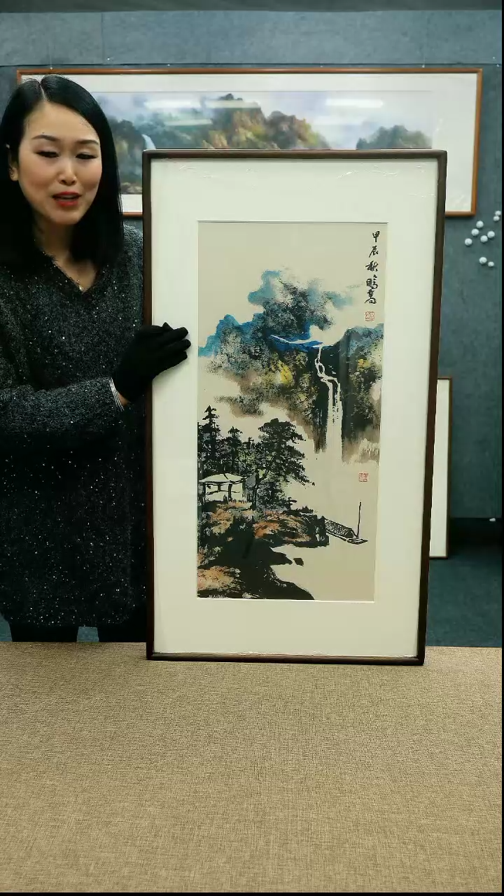 【闪购商品】国画74/唐鹏高92*52带框