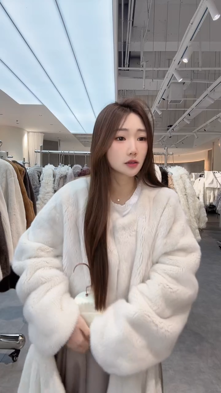 水貂皮草外套C59511