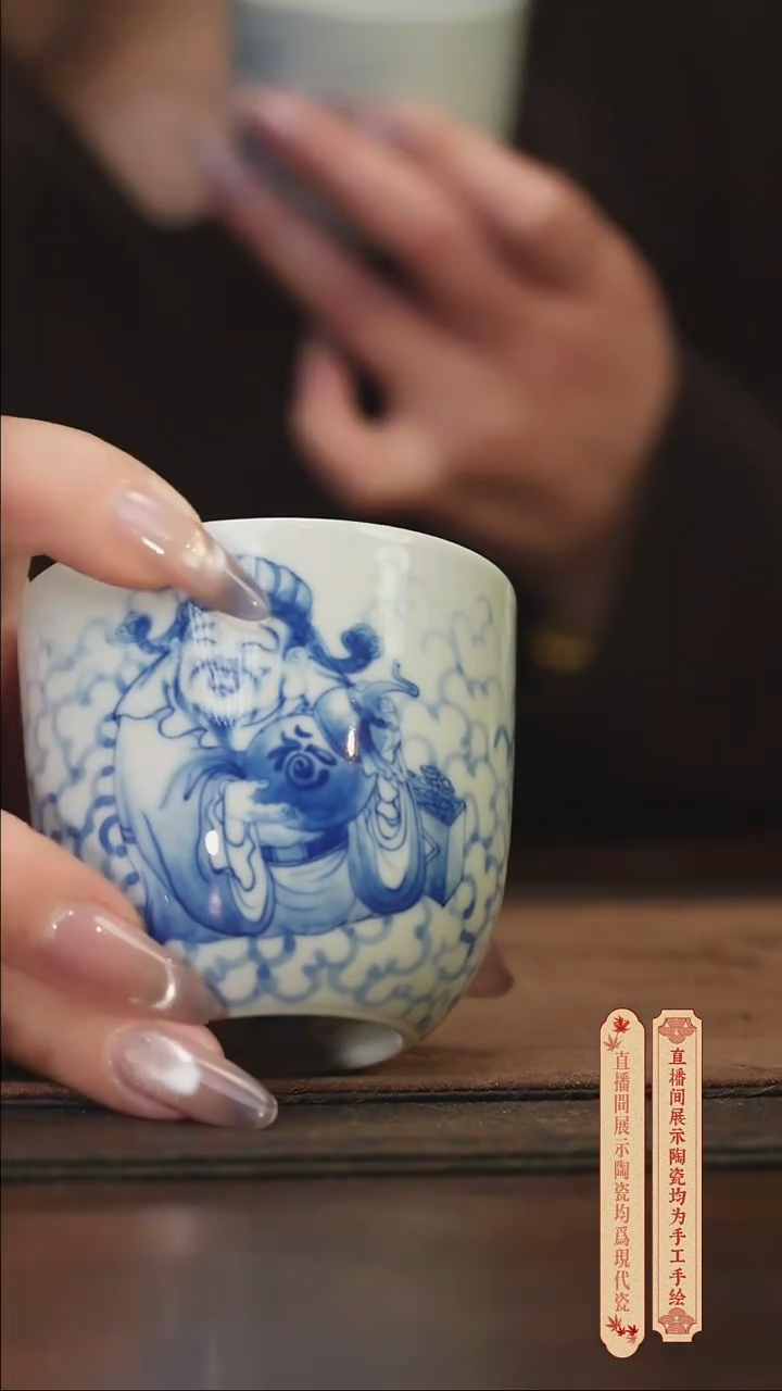 瓷片柴窑青花破价福利