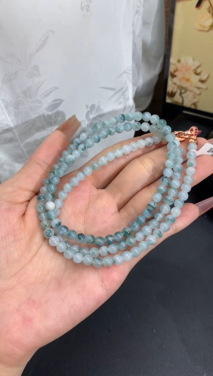 【闪购商品】翡翠手链未镶嵌卡5mm