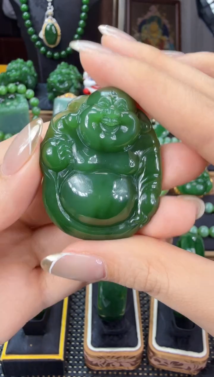 【闪购商品】和田玉（碧玉）吊坠(不含链)未镶嵌