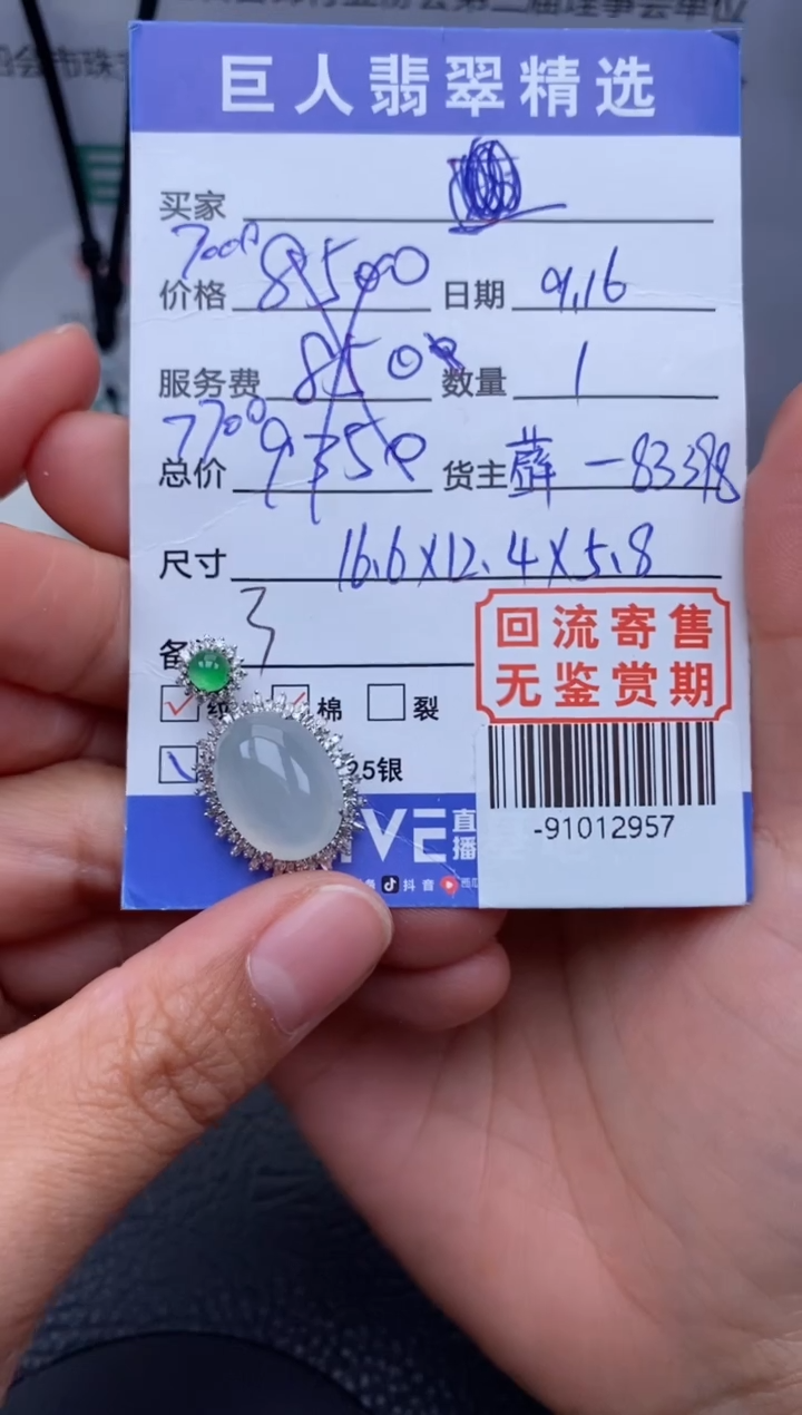 【闪购商品】翡翠颈饰18K金镶嵌多人-91012957