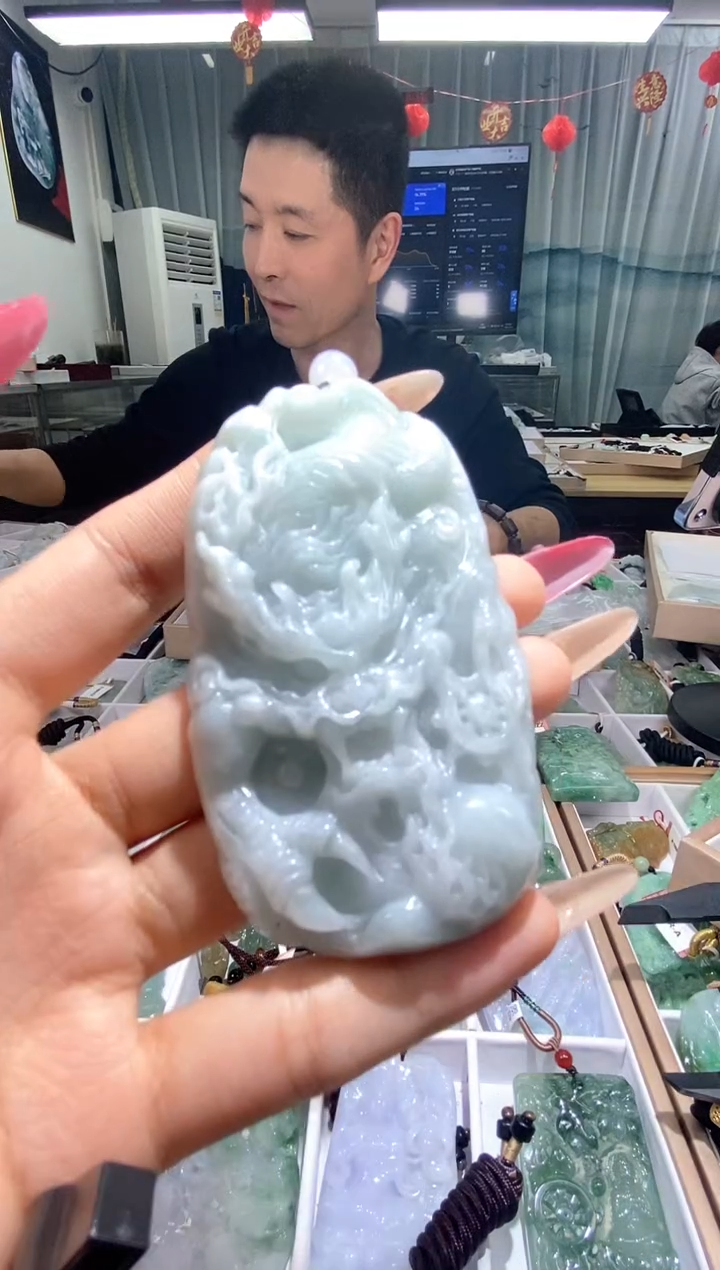 【闪购商品】翡翠颈饰未镶嵌天然缅甸翡翠A货未镶嵌