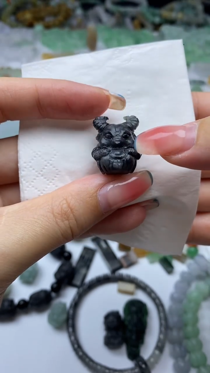 未镶嵌定制翡翠毛货定制不退不换