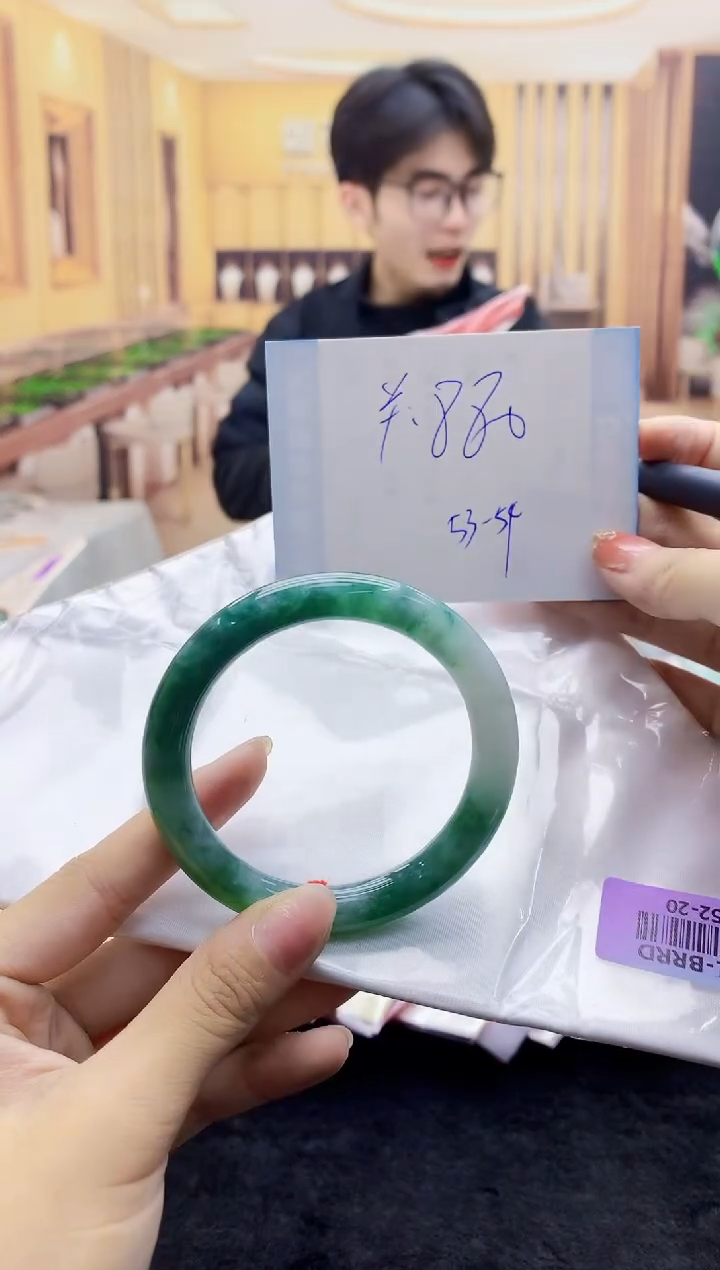【闪购商品】翡翠手镯未镶嵌   H52-20