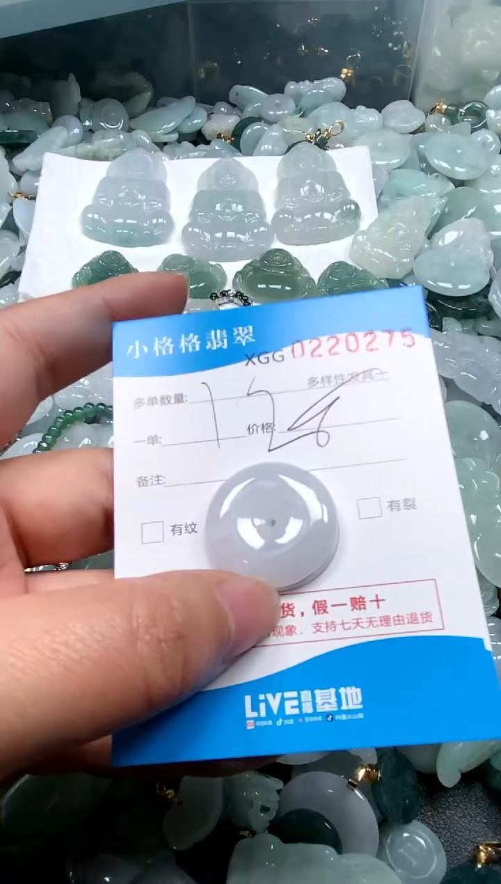 【闪购商品】翡翠颈饰未镶嵌闪购商品0220275