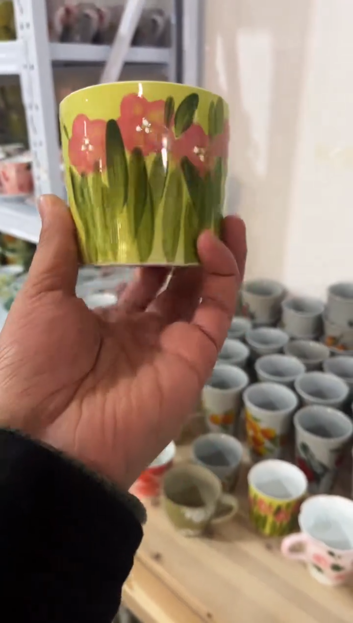 微瑕手绘景德镇餐饮具玲珑