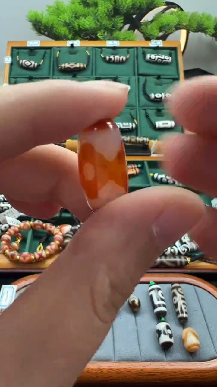 玛瑙/玉髓（覆膜）颈饰未镶嵌21（微瑕）