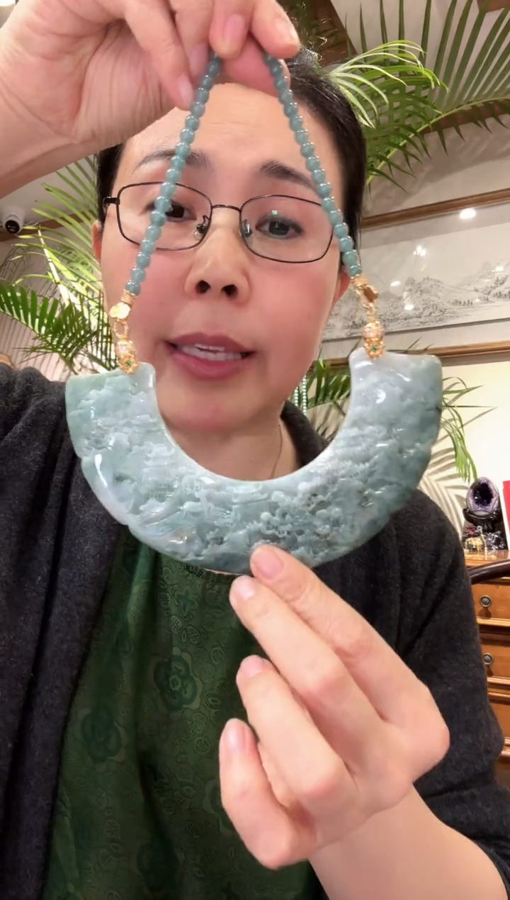 【闪购商品】翡翠颈饰未镶嵌国风