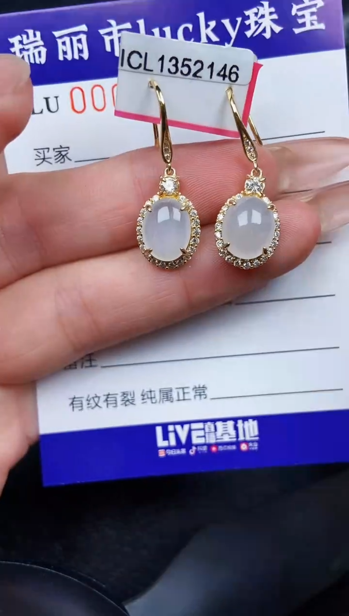 翡翠银S925镶嵌颈饰9826