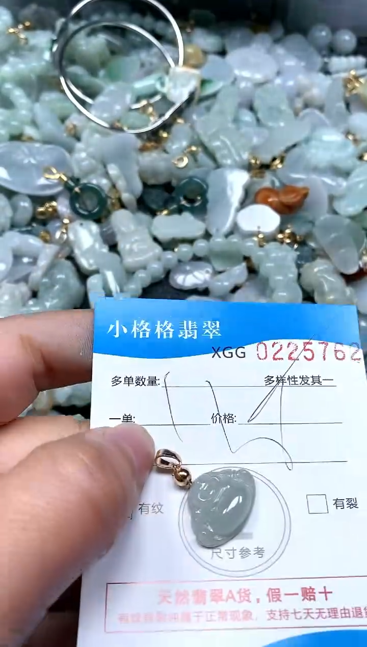 【闪购商品】翡翠颈饰未镶嵌闪购商品0225762