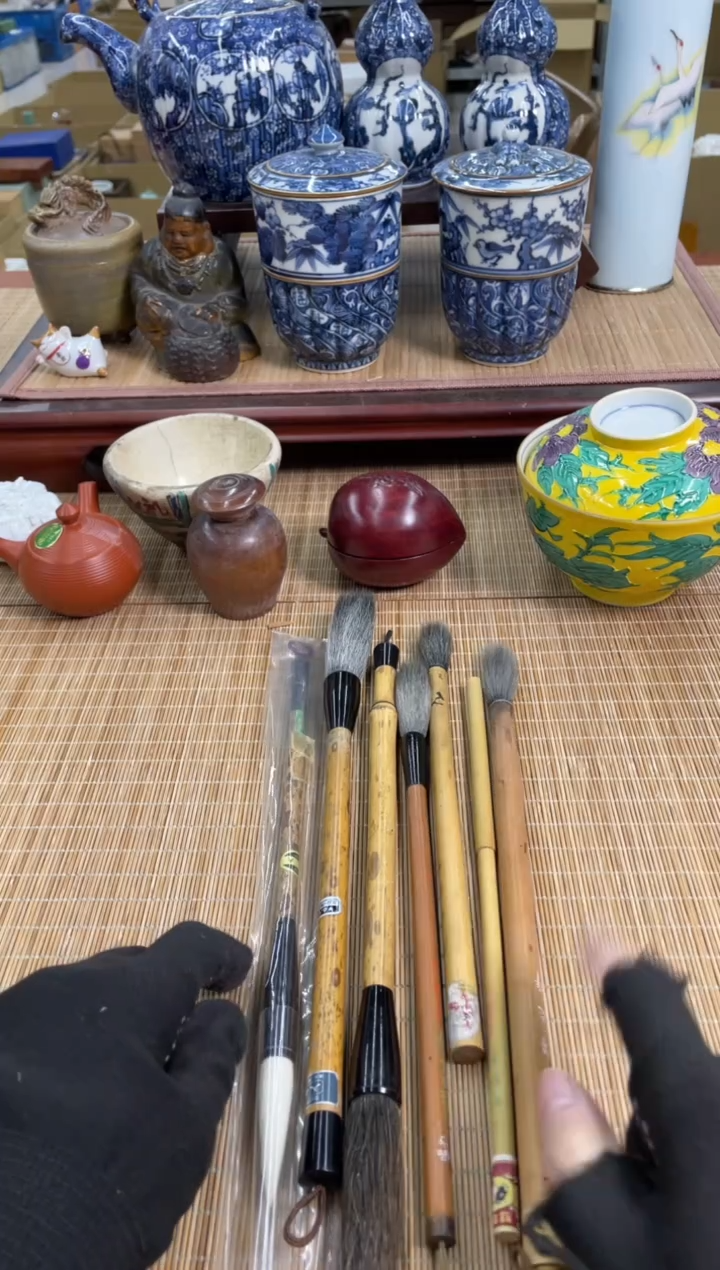 23号7只毛笔中古物品谨慎参拍直播链接
