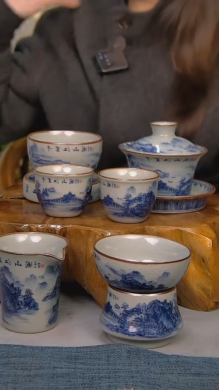 【闪购商品】简装家用款7件套 陶瓷家用茶具系列