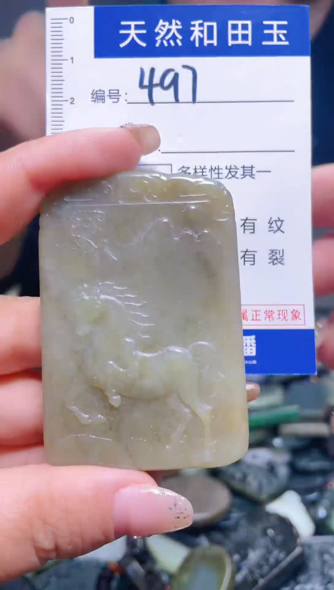 颈饰未镶嵌和田玉497