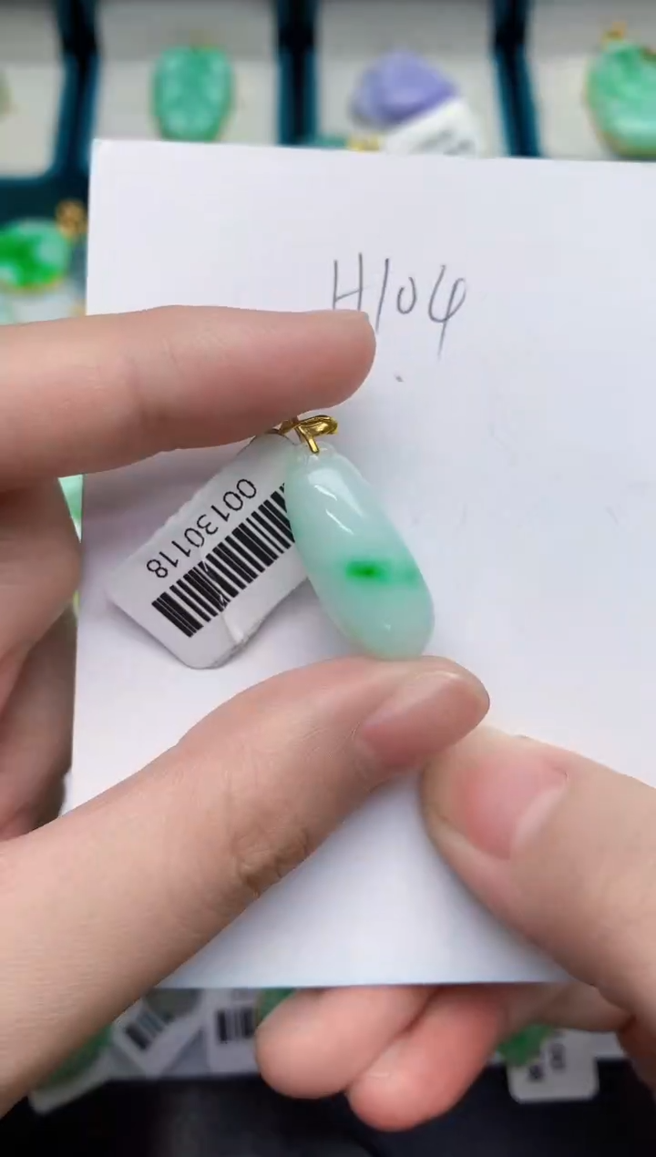 【闪购商品】翡翠颈饰18K金镶嵌000000000