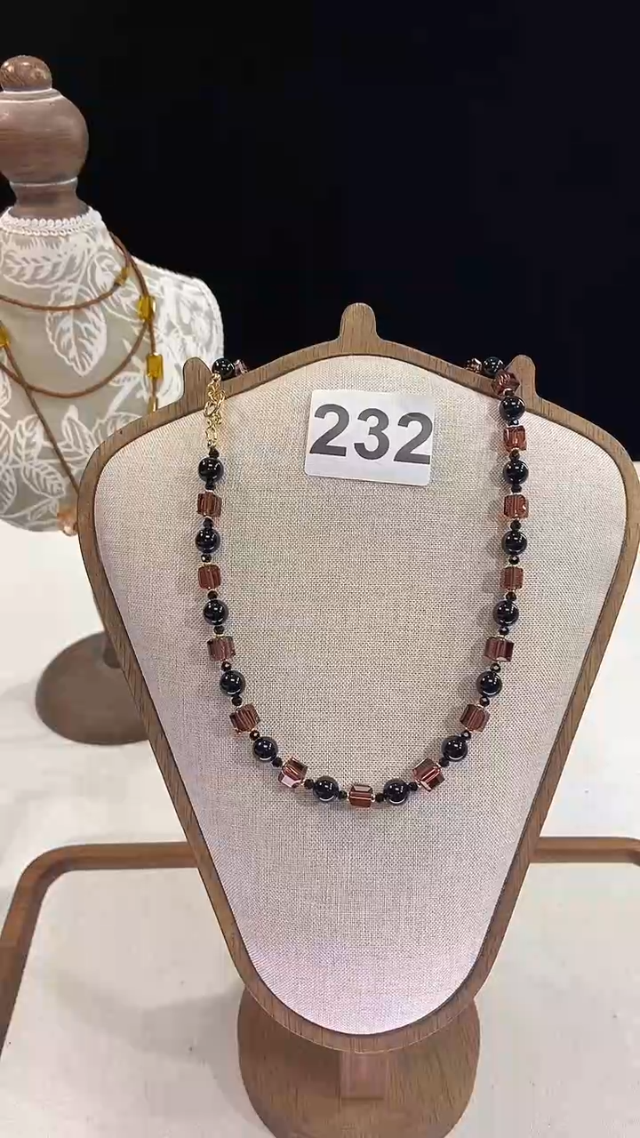 项链钛钢淡水珍珠232