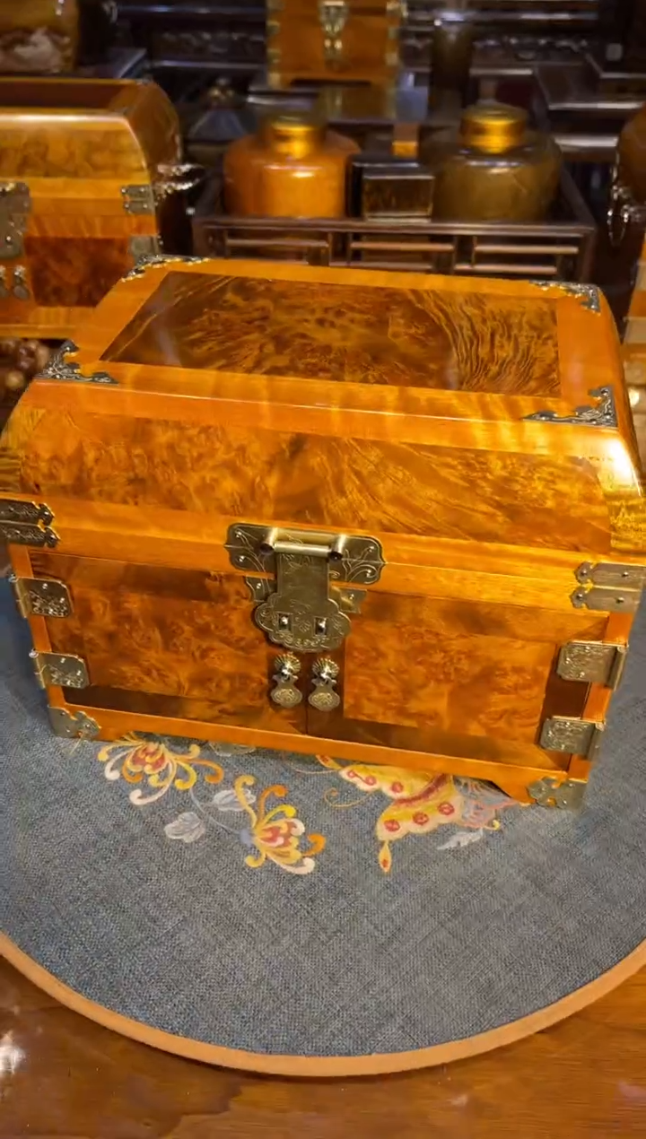 乌木类成套家具瘤疤首饰盒 s16